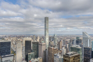 USA, New York City, Manhattan, cityscape as seen from Top of the Rock observation platform - RPSF00118