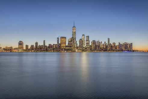 USA, New York City, Manhattan, New Jersey, cityscape - RPSF00125