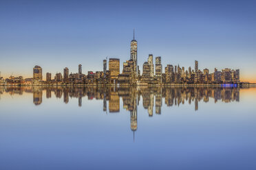 USA, New York City, Manhattan, New Jersey, cityscape - RPSF00126