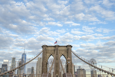 USA, New York City, Brooklyn Bridge stock photo