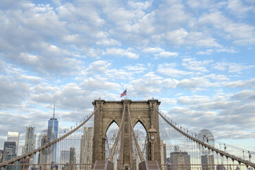 USA, New York City, Brooklyn Bridge - RPSF00148