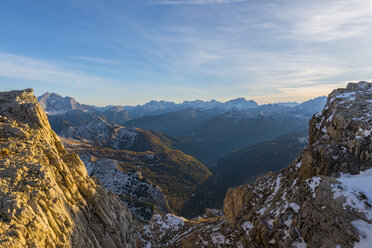 Italien, Venetien, Dolomiten vom Lagazuoi, Naturpark Fanes-Sennes-Prags - LOMF00682