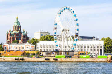 Finnland, Helsinki, Uspenski-Kathedrale, Riesenrad Finnair Skywheel - CSTF01564