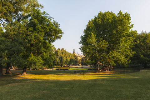 Czech Republic, Prague, city park stock photo