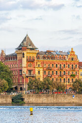 Tschechische Republik, Prag, Stadthäuser an der Moldau - CSTF01596