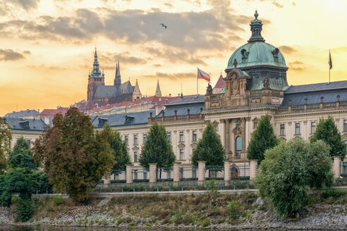 Czech Republic, Prague, Straka academy, castle - CSTF01597