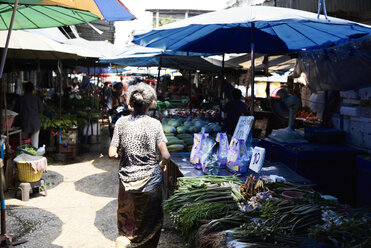 Thailand, Bangkok, Straßenmarkt - IGGF00369