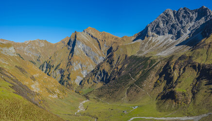 Germany, Bavaria, Allgaeu, Allgaeu Alps, Kaeseralpe in Oy Valley - WGF01157