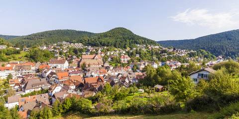 Deutschland, Baden Württemberg, Schwarzwald, Alpirsbach, lizenzfreies Stockfoto