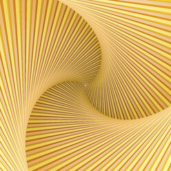 Gelbe Spirale mit dreieckigem Zentrum - AHUF00471