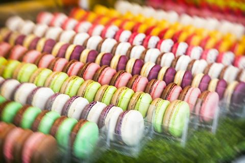 Macarons stock photo