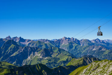 Deutschland, Bayern, Allgäu, Allgäuer Alpen, bei Oberstdorf, Nebelhorn, Nebelhornbahn - WGF01160