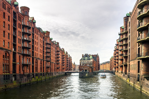 Germany, Hamburg, Speicherstadt, water castle stock photo