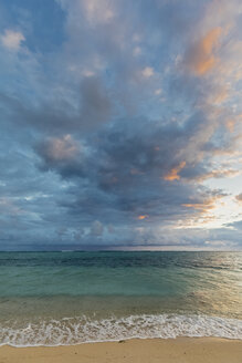 Mauritius, Südwestküste, Indischer Ozean, Strand von Le Morne - FOF09759
