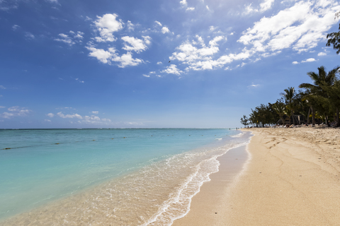 Mauritius, Southwest Coast, Indian Ocean, beach of Le Morne stock photo