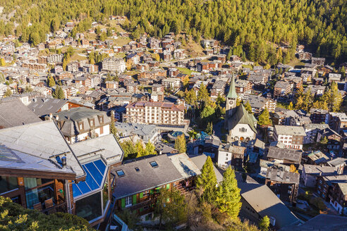 Switzerland, Valais, Zermatt, townscape - WDF04324