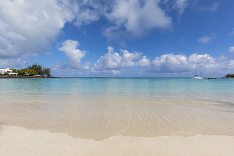 Mauritius, West Coast, Indian Ocean, Pereybere Beach stock photo