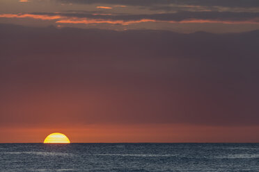 Mauritius, West Coast, Indian Ocean, Trou aux Biches, sunset - FOF09782