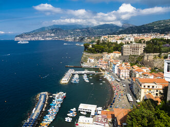 Italy, Campania, Amalfi Coast, Sorrent, Bleu Village, Marina Piccola - AMF05604