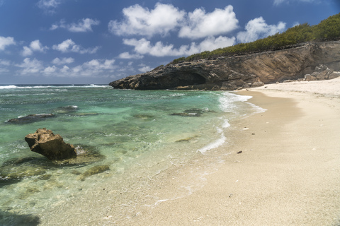 Mauritius, Insel Rodrigues, Strand Anse Philibert, lizenzfreies Stockfoto