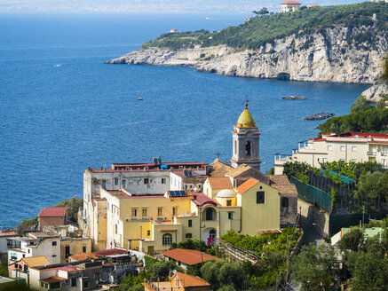 Italy, Campania, Gulf of Salerno, Sorrent, Amalfi Coast, Punta Lagno, Massa Lubrense and Santa Maria delle Grazie - AMF05607