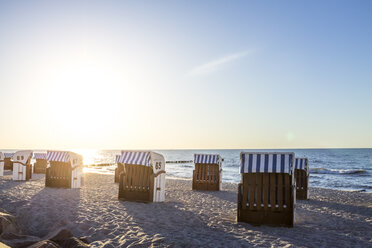 Germany, Mecklenburg-Western Pomerania, Baltic sea seaside resort Kuehlungsborn in the morning - PUF01218