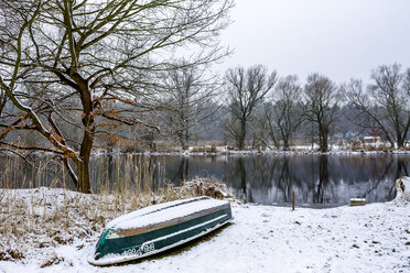 Deutschland, Brandenburg, Havelland, Havel im Winter - PUF01255