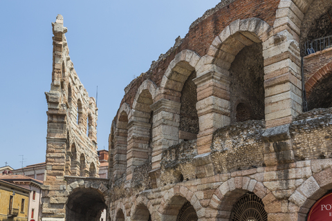 Italien, Venetien, Verona, Piazza Bra, Amphitheater, Arena von Verona, lizenzfreies Stockfoto