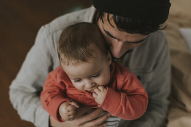 Close-up of father with baby - DWF00326