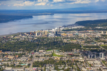 USA, Alaska, Anchorage, aerial view - MMAF00286