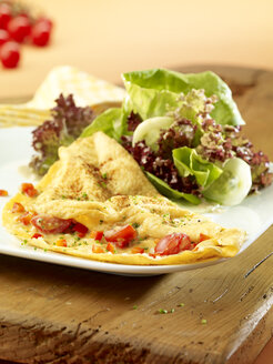Omelette with salad - SRSF00626
