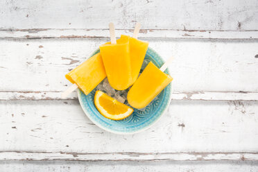 Homemade orange popsicles - LVF06683