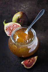 Glass of fig jam - CSF28911