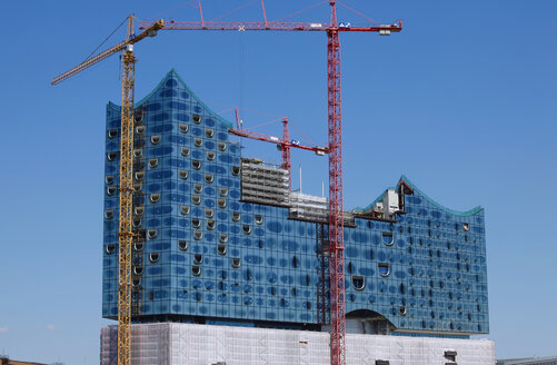 Deutschland, Hamburg, Elbphilharmonie im Bau - JTF00907