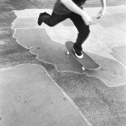 Low section of a skateboarder - FSIF00578