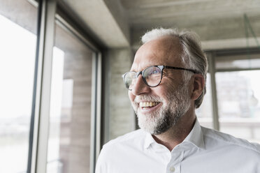 Portrait of happy mature businessman - UUF12743