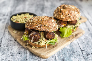 Falafel-Burger mit Tabbouleh - SARF03570