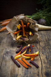 Bio-Pommes frites mit Roter Bete, Karotten und Pastinaken - LVF06711