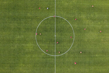 Aerial view of football match - FSIF02342