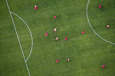 Aerial view of football match - FSIF02343