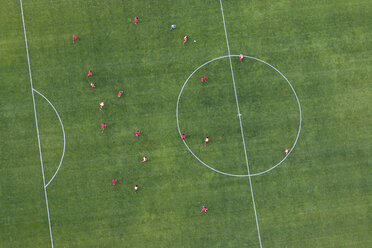 Aerial view of football match - FSIF02346