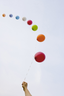 Balloons on strings hi-res stock photography and images - Alamy, Balloon  Strings 