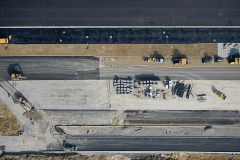 Aerial view of a construction site - FSIF02535