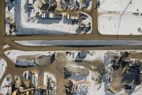 Aerial view of a construction site - FSIF02540