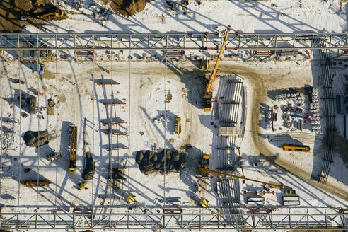 Aerial view of a construction site - FSIF02543