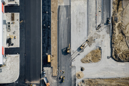 Aerial view of a construction site - FSIF02544