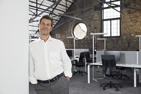 Portrait of mature businessman in modern office - PDF01527