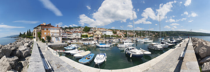 Croatia, Istria, Adria, Kvarner Gulf, Volosko, harbour - WWF04185