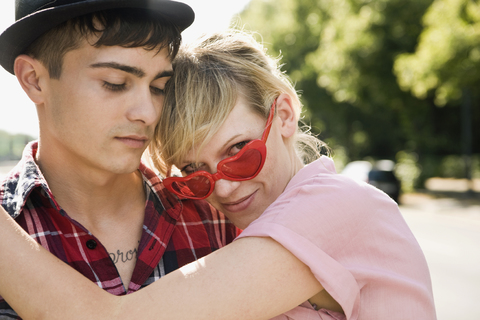 A young couple stock photo