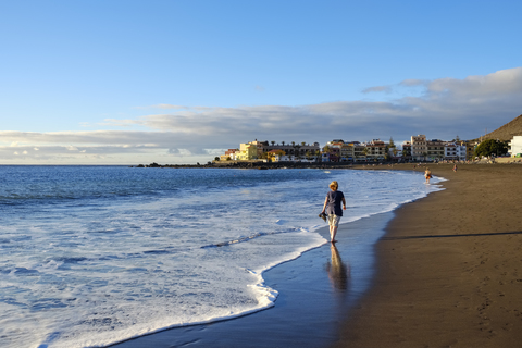Spanien, Kanarische Inseln, La Gomera, La Playa, Strand, lizenzfreies Stockfoto